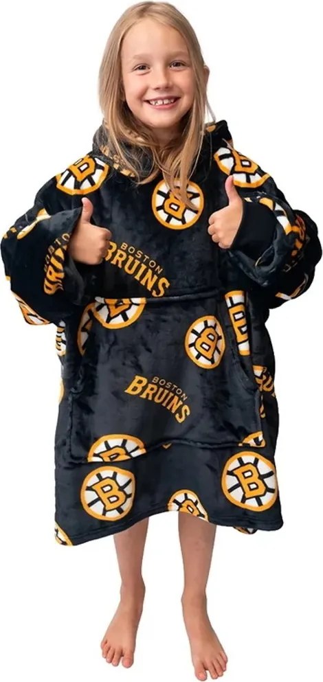 Mikinová televízna deka NHL Boston Bruins – veľ. S
