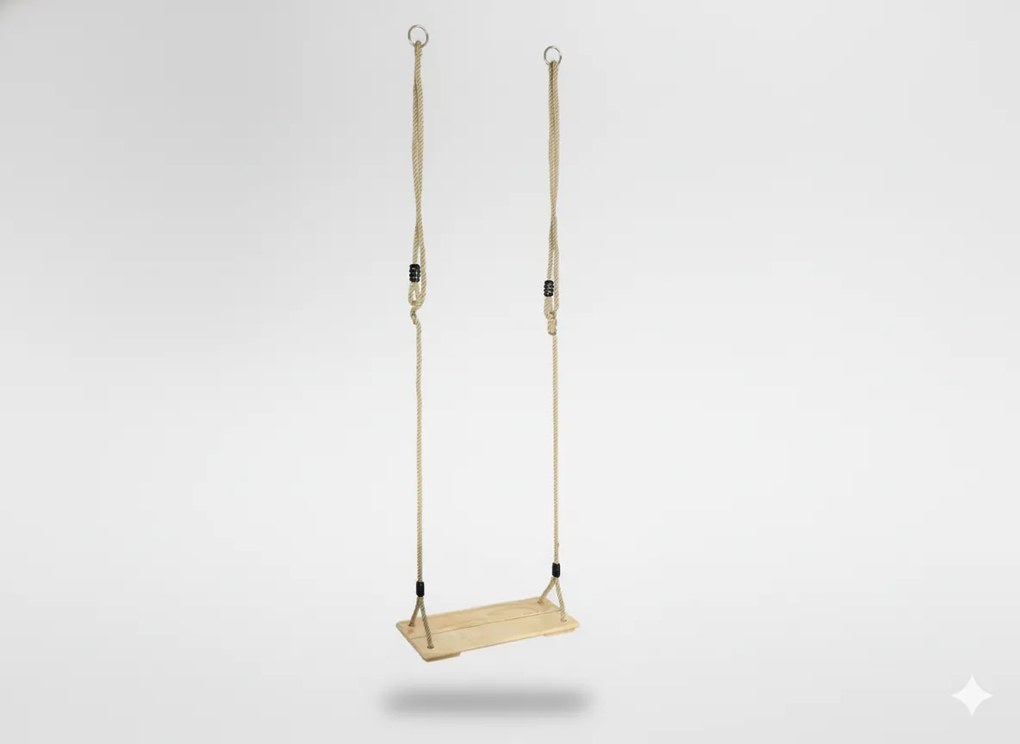 Garden Line DREVENÁ HOJDAČKA PRE DETI 45 x 19,5 x 1,6 CM