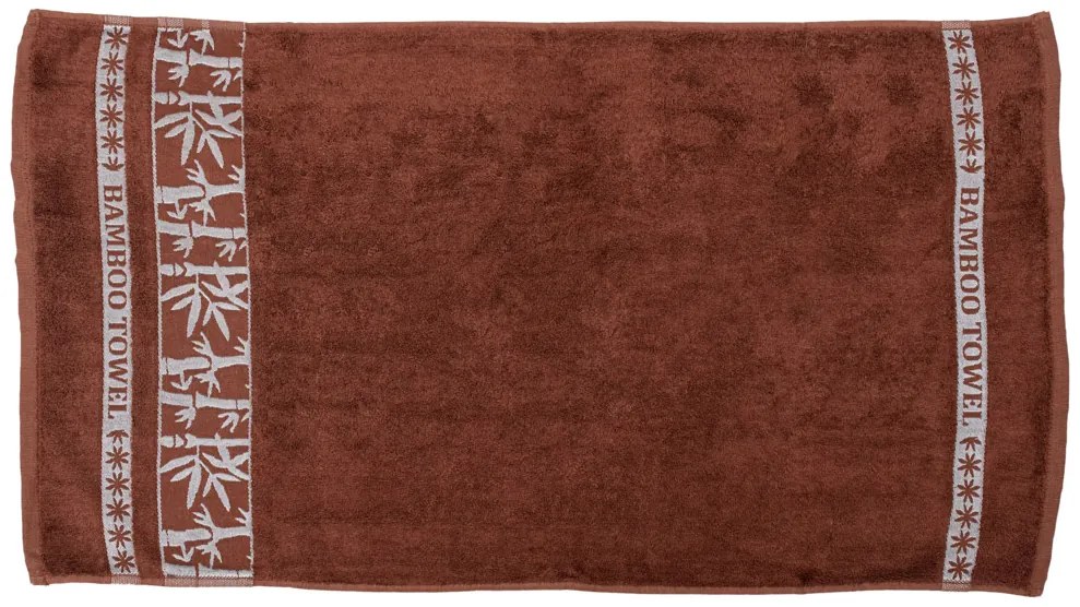 Bambusová osuška BAMBOO 70x140 cm hnedá, 70% bambus | 30% bavlna