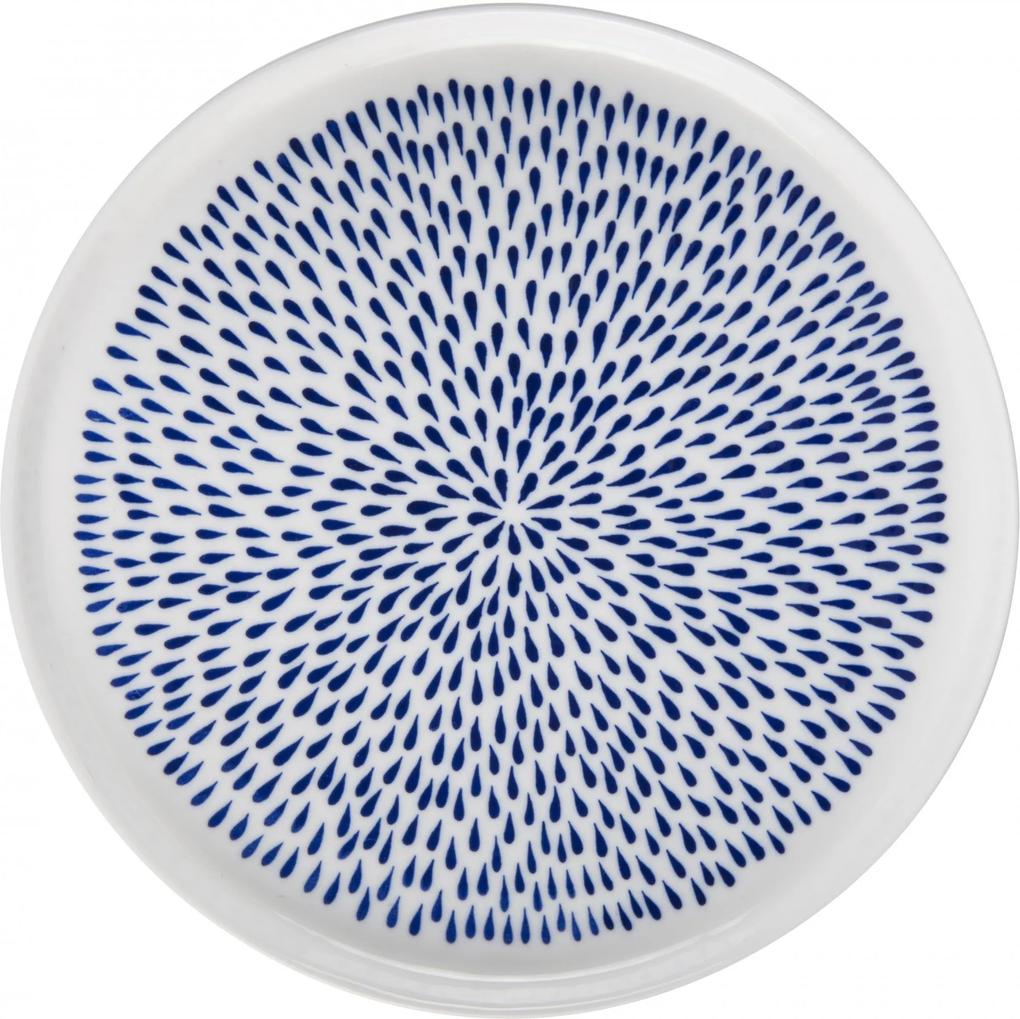 IB LAURSEN Porcelánový obedový tanier Delicate Blue