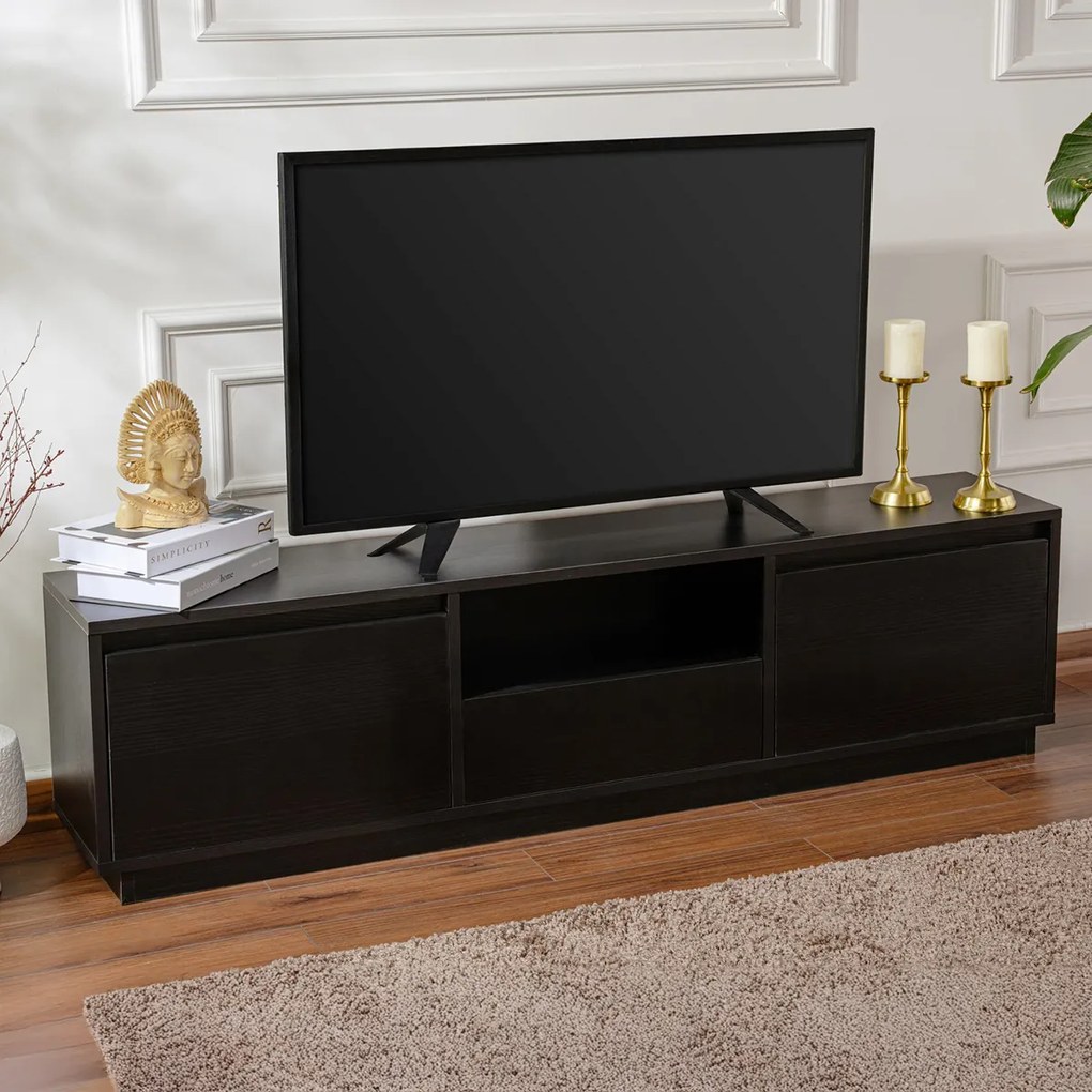 TV stolík Vanguard Wood Black