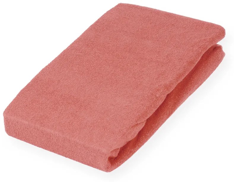 Froté napínacie prestieradlo FR-001 Koralové 200 x 220 - výška 20 cm