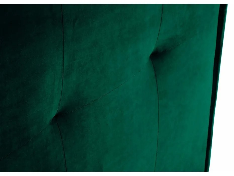 Tmavozelené čelo postele 200x120 cm Monica – Milo Casa