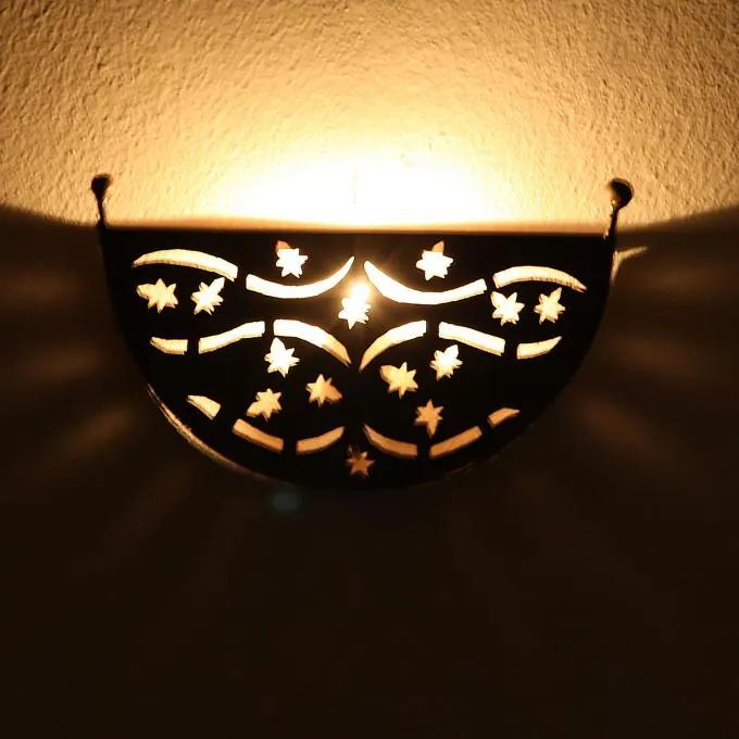 Ručne kovaná nástenná lampa 33cm