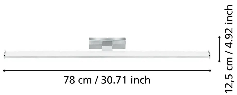 LED nástenné svietidlo v striebornej farbe PANDELLA 1 – EGLO