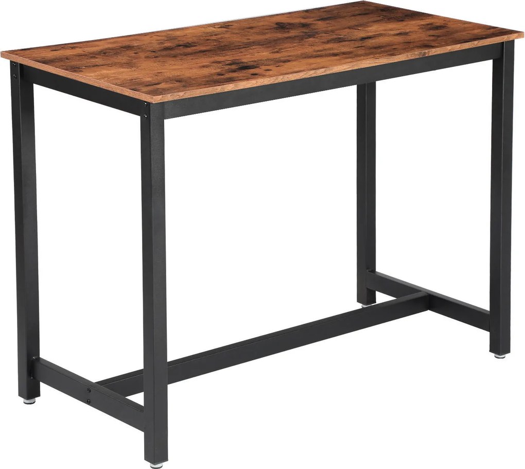 XXXLutz BAROVÝ STÔL, hnedá, čierna, 120/60/90 cm Boxxx - Online Only jedálne - 002543002801