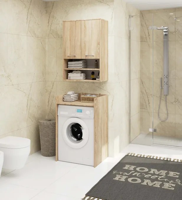 Kúpeľňová skrinka FIN H934 W64 2D 1P dub sonoma