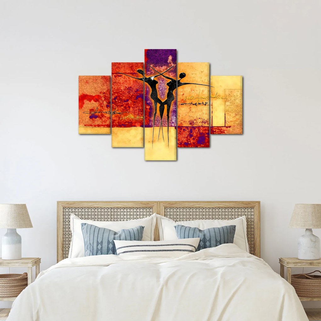 Obraz - Africká bohyňa (150x105 cm)
