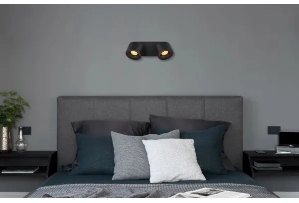 Globo 56961-2B - LED Bodové svietidlo RAE 2xLED/6W/230V čierna