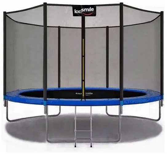 Trampolína s vonkajšou sieťkou 252 cm - MODRÁ