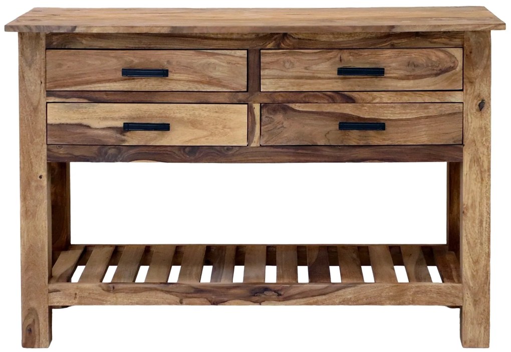 furniture-nabytek.cz - Konzolový stolík drevo palisander 110x35x76