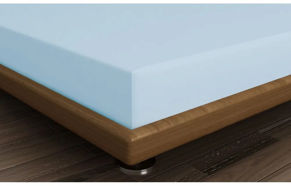 Svetlomodrá napínacia bavlnená plachta 140x200 cm – Mijolnir