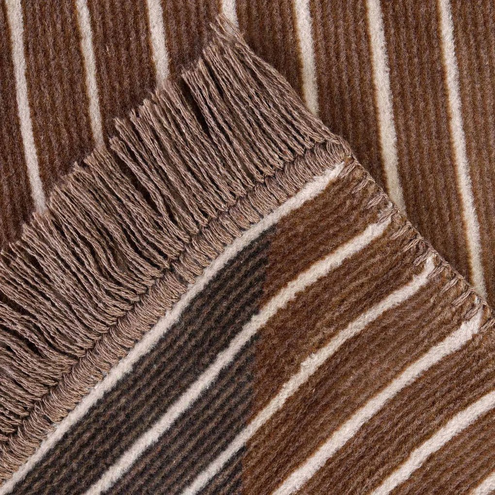 BAVLNENÁ DEKA FERN 150X200 CM VZOROVANÁ