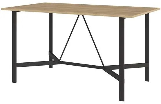 Jedálenský stôl Houseland Dalma 140 cm dub safírový