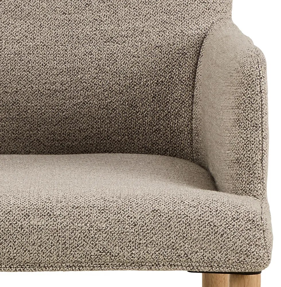 Jídelní křeslo Zoe z masivu béžová