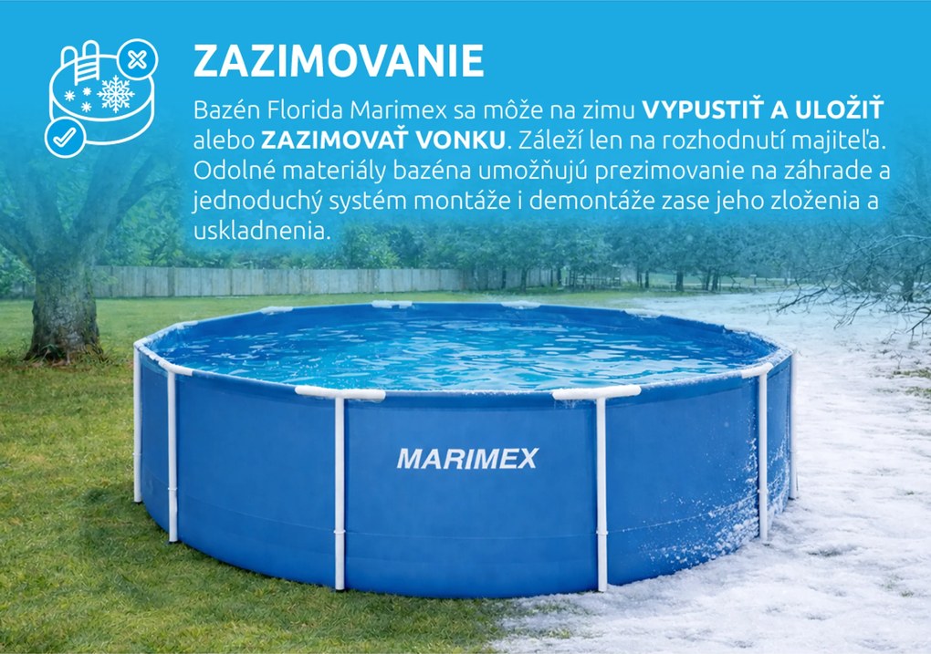 Marimex | Bazén Marimex Florida 3,66x0,99 m bez príslušenstva | 10340246