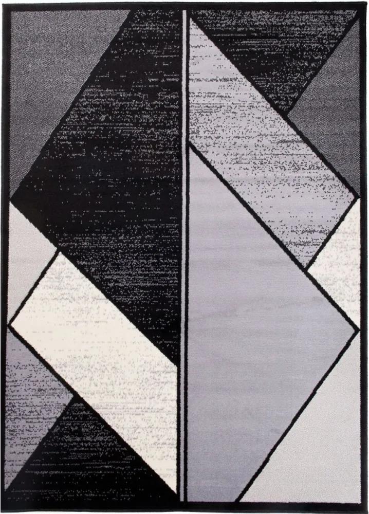 Kusový koberec PP Triangle sivý, Velikosti 120x170cm