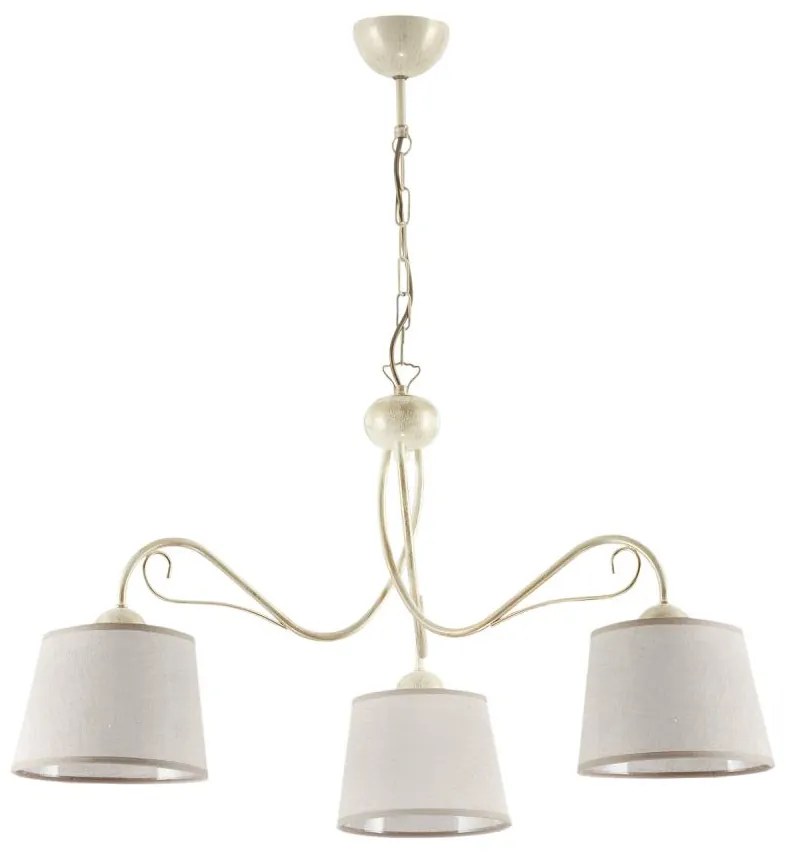 Jupiter 1353 - KM 3 E  - Luster na reťazi  KAMELIA 3xE27/60W/230V