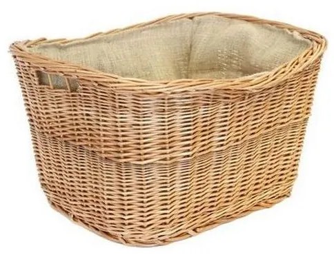 Prútený kôš na drevo s držadlami 30x45 cm