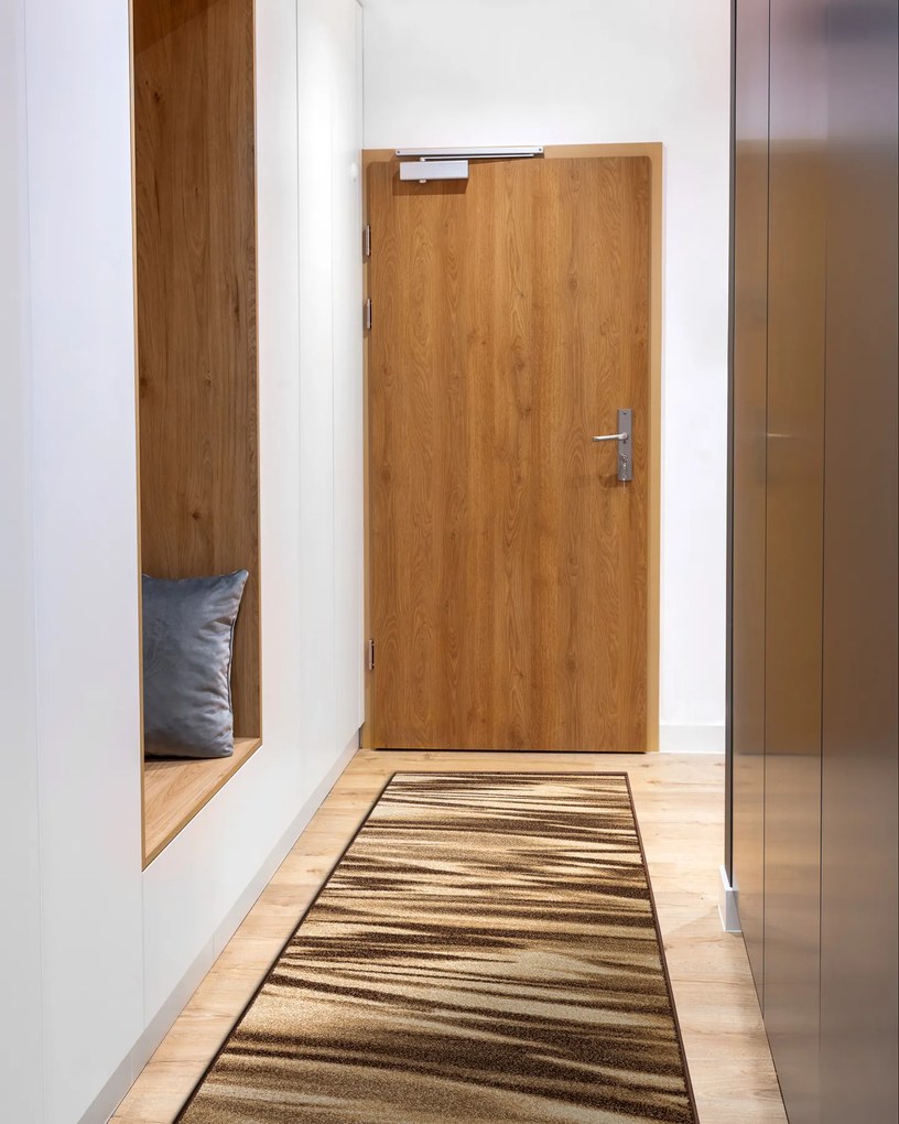 Behúň KARMEL FRYZ - ARABICA hnedý