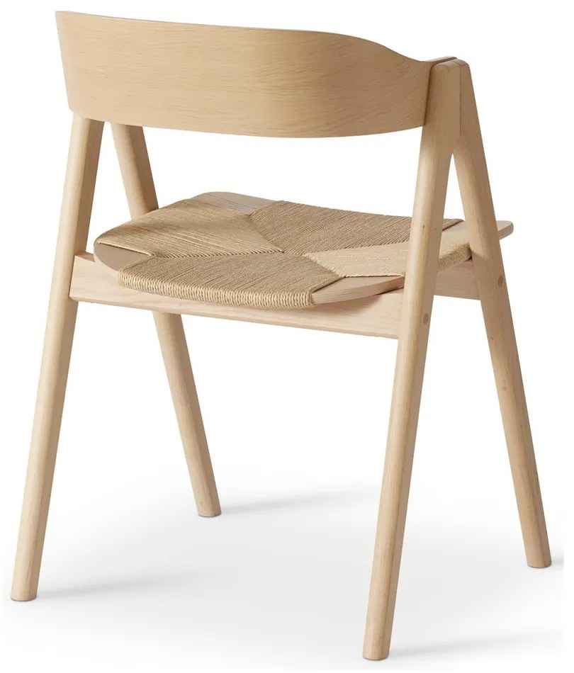 Jedálenská stolička z dubového dreva v prírodnej farbe Mette – Hammel Furniture