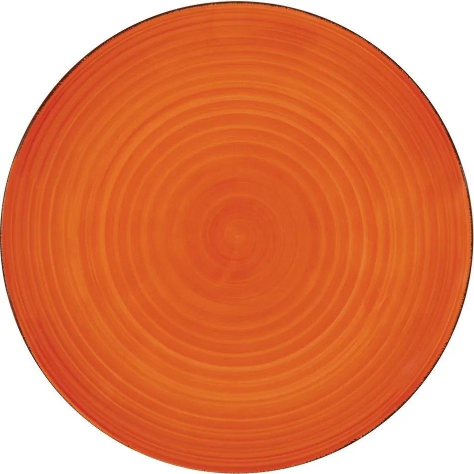 Lamart LT9087 keramický dezertný tanier Happy, pr. 19 cm, oranžová