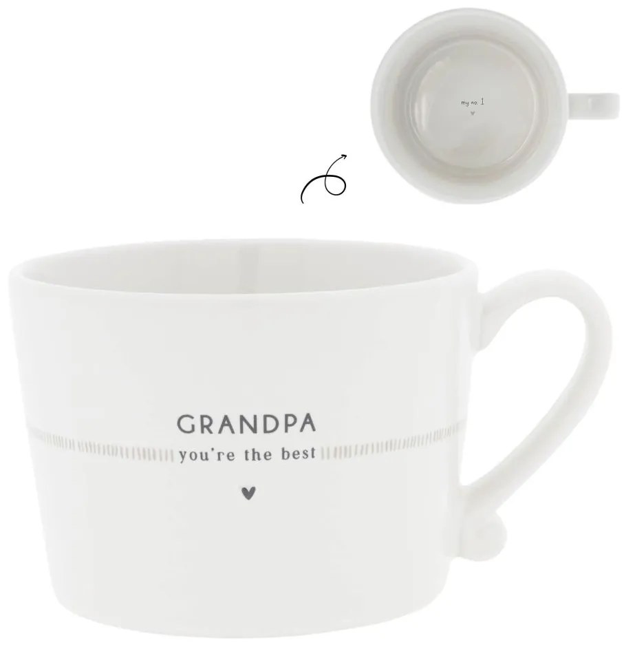Cup White/Grandpa you're the best 10x8x7