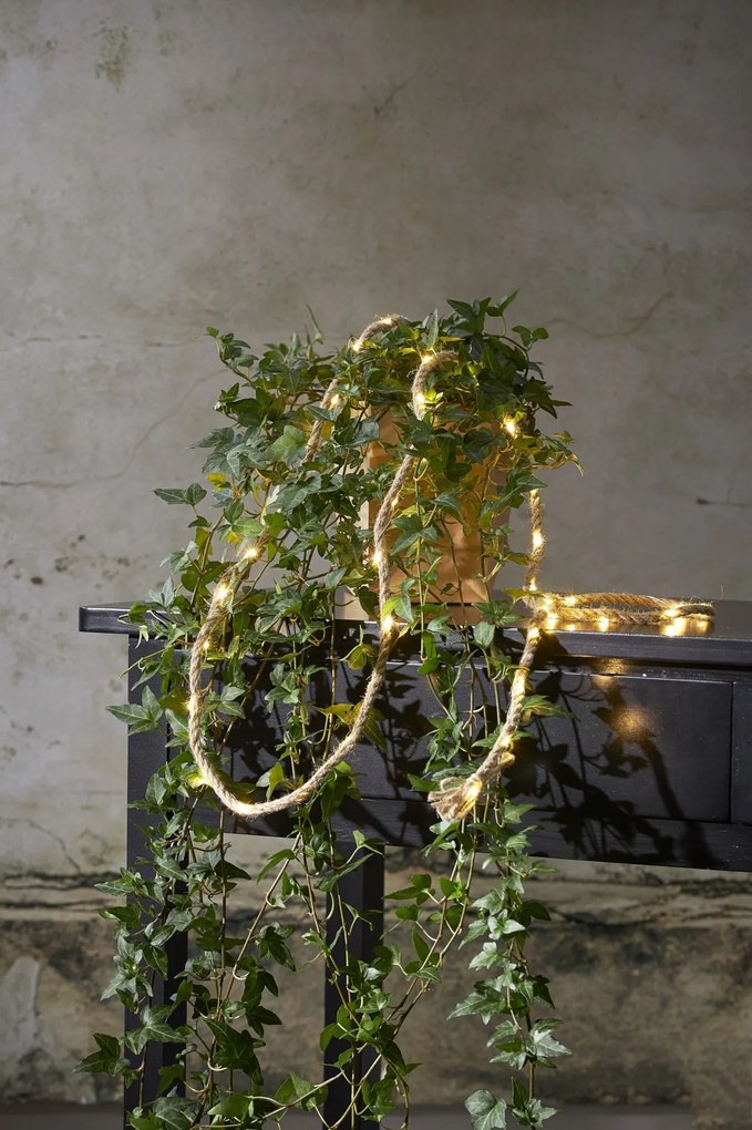 Star trading LED svetelná reťaz z juty D.2m