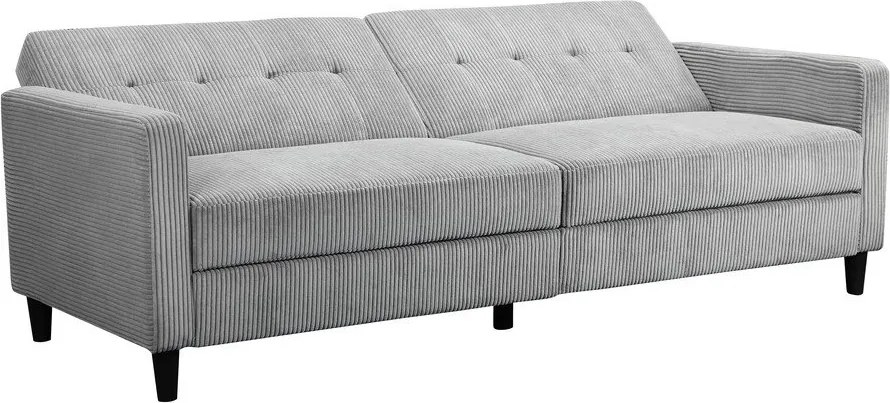 Svetlosivá menčestrová rozkladacia pohovka 82 cm Hartford – Støraa