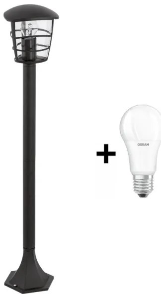 Eglo 93408 - LED Vonkajšia lampa ALORIA E27/8,5W/230V IP44