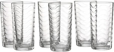 Súprava pohárov (6 ks) Wave 250 ml%
