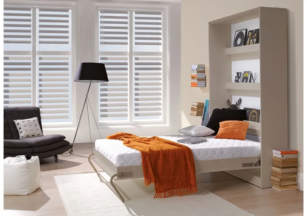 Vertikálna sklápacia posteľ 140x200 New Elegance - congo