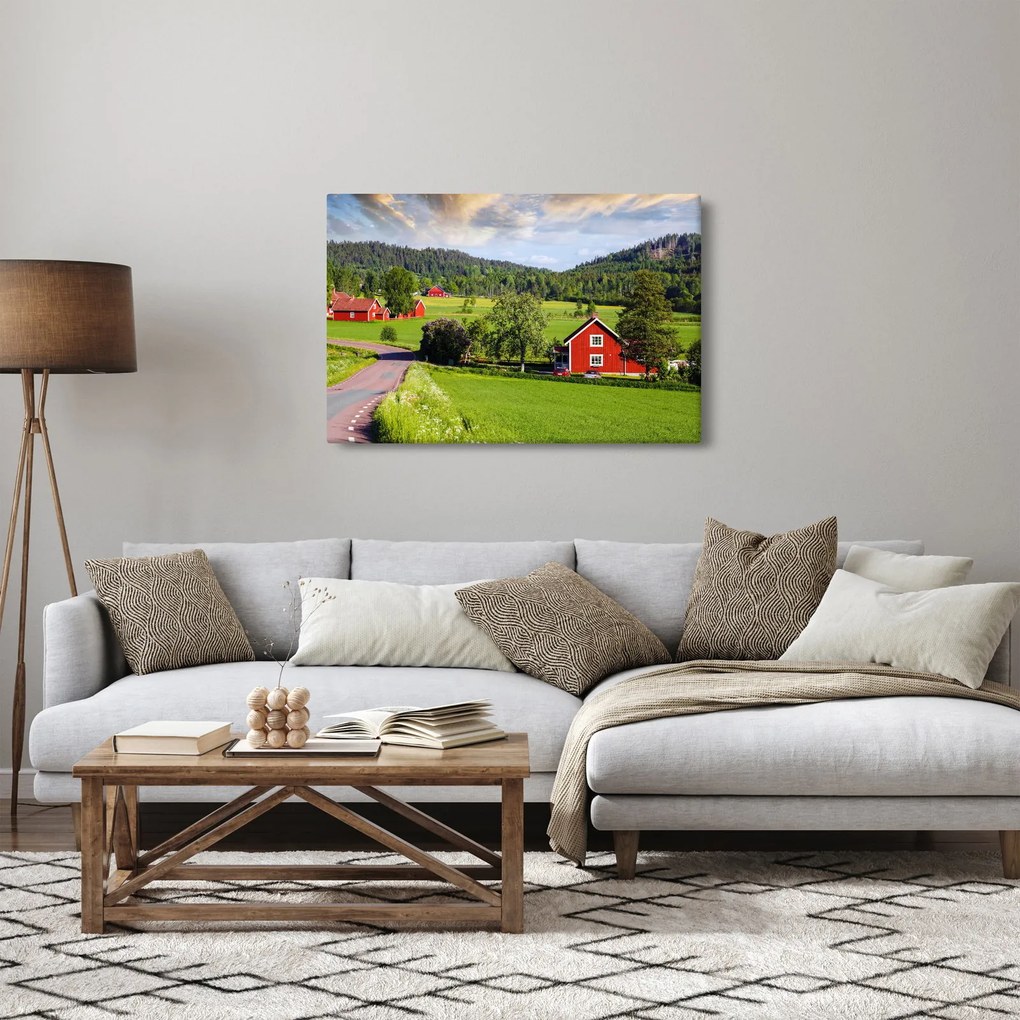 Obraz vidieka (90x60 cm)