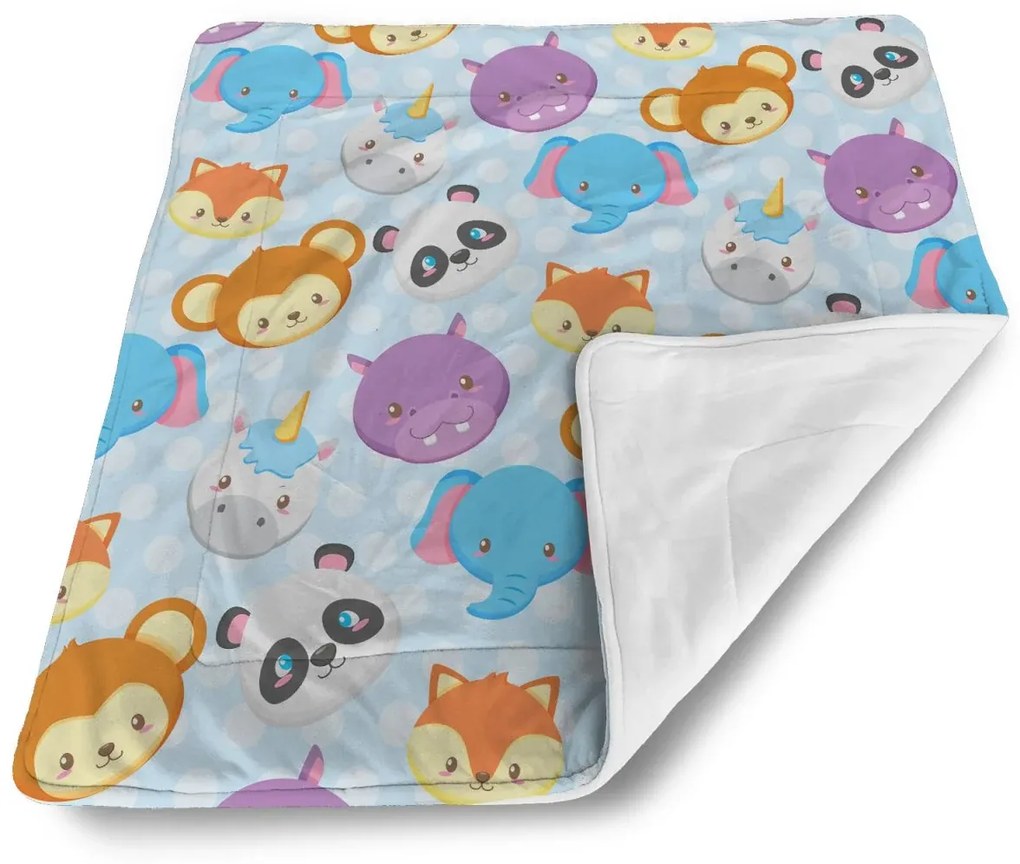 Sablio Deka pre bábätko Zoo pre deti - 80x100 cm