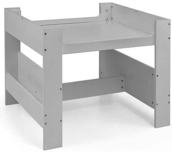 Detský stôl Sven sivý s dvomi stoličkami