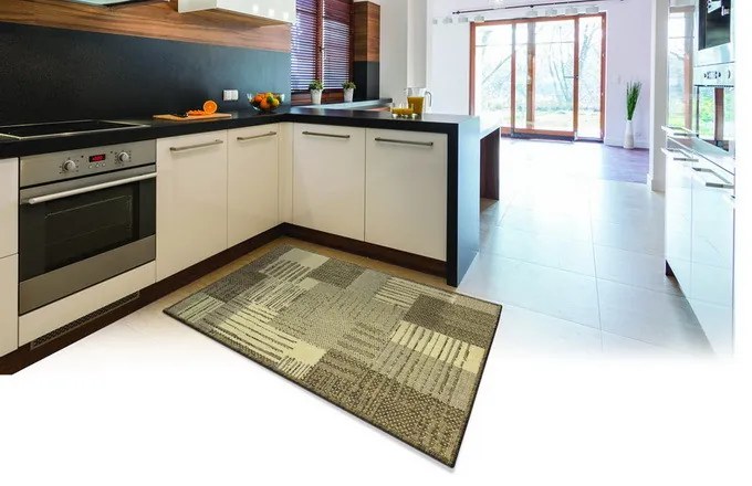 Oriental Weavers, Kusový koberec Sisalo / DAWN 706 / J84N – na von aj na doma, 66x120, béžová, chodba / predsieň