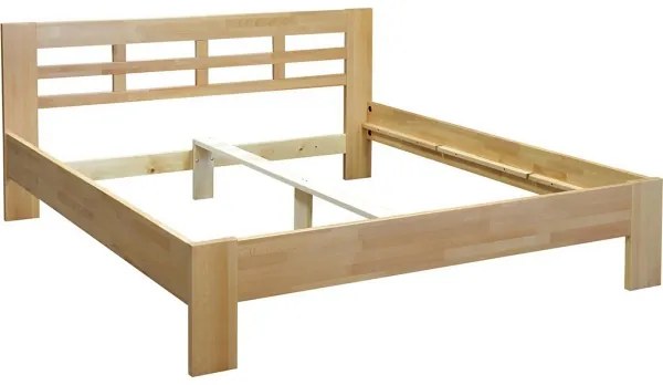 Dvojlůžková postel z masivu ANGELA 180x200 cm buk