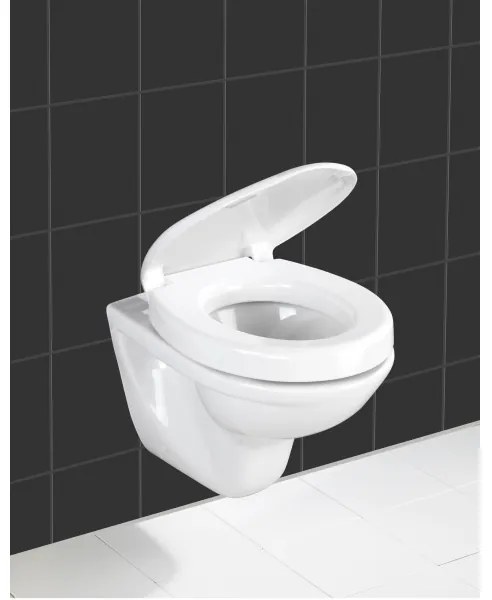 WENKO 21905100-WC sedátko SECURA 37x44 cm biela/sivá