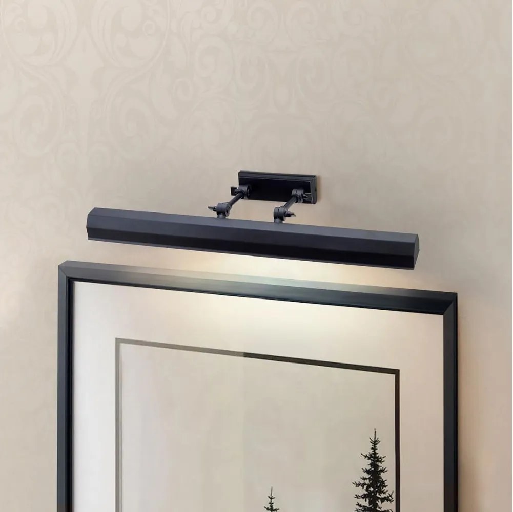 Elstead CHAWTON-PLL-BLK - Svietidlo na obrazy CHAWTON 4xE14/40W/230V čierne