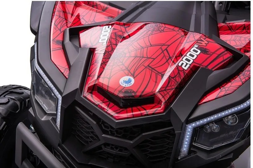 LEAN CARS UTV-MX Battery Buggy Červená pavúčia farba