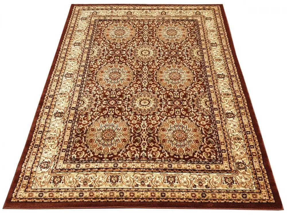 Kusový koberec klasický vzor 7 hnedý, Velikosti 60x100cm