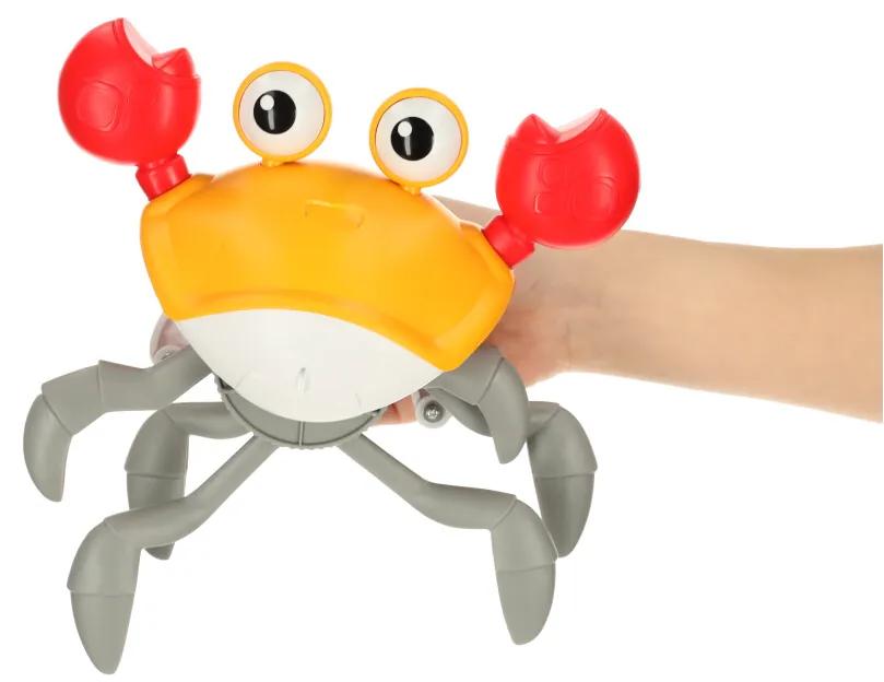Interaktívny krab so zvukom žltá
