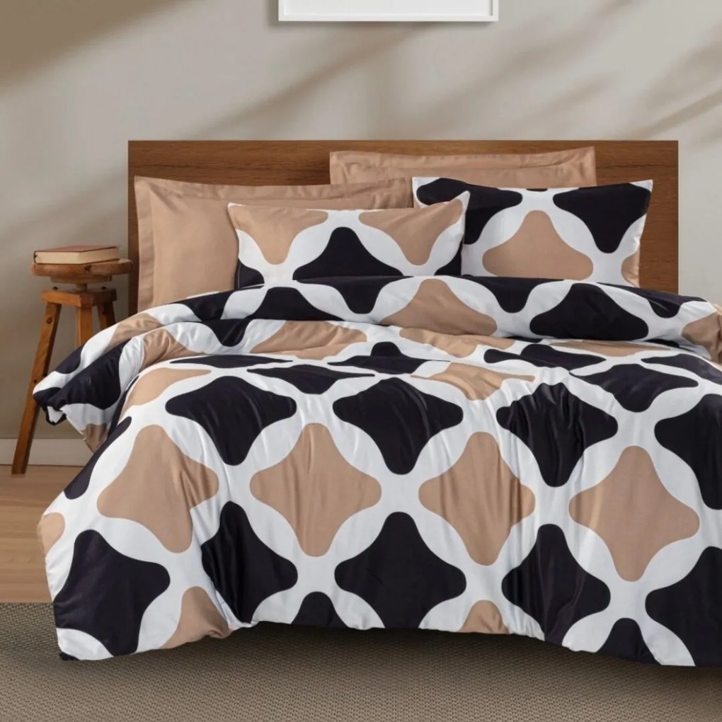 Obliečky bavlnený satén Giorgia 200x140cm+90x70cm TiaHome