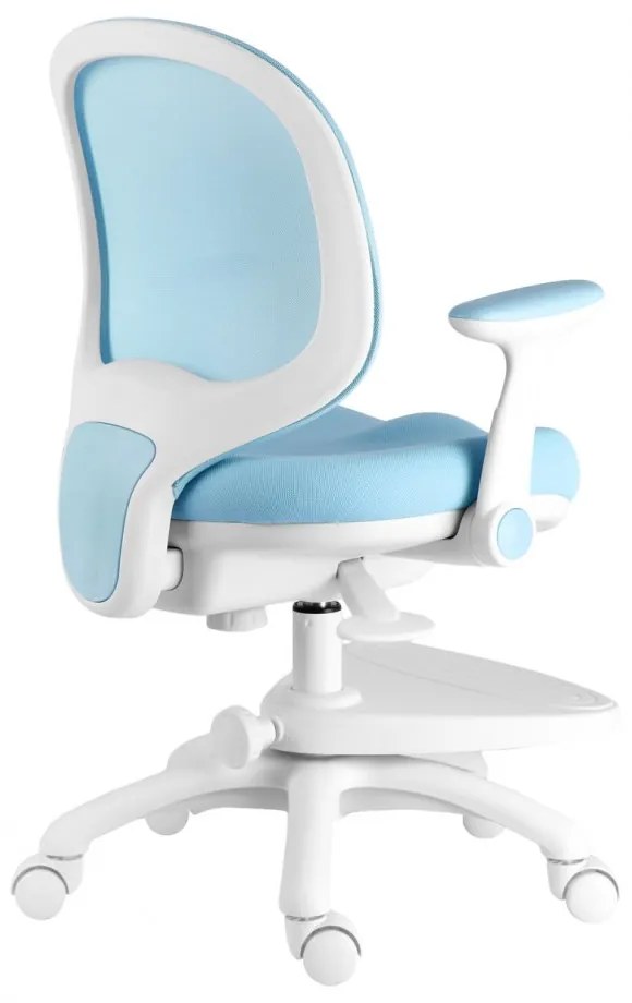 Detská rastúca stolička Neoseat KIDDY ONE — látka, modrá