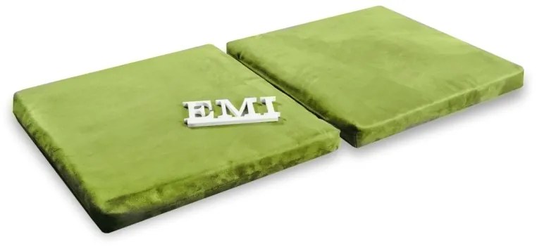 Poduška na stoličku zelená EMI, 50x50x5 cm