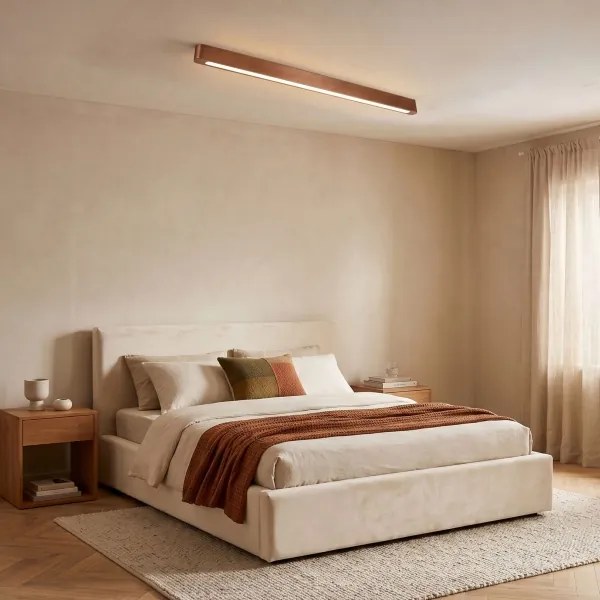 BRILAGI - LED stropné prisadené svietidlo GARDALINE LED/90W/230V 120 cm dub