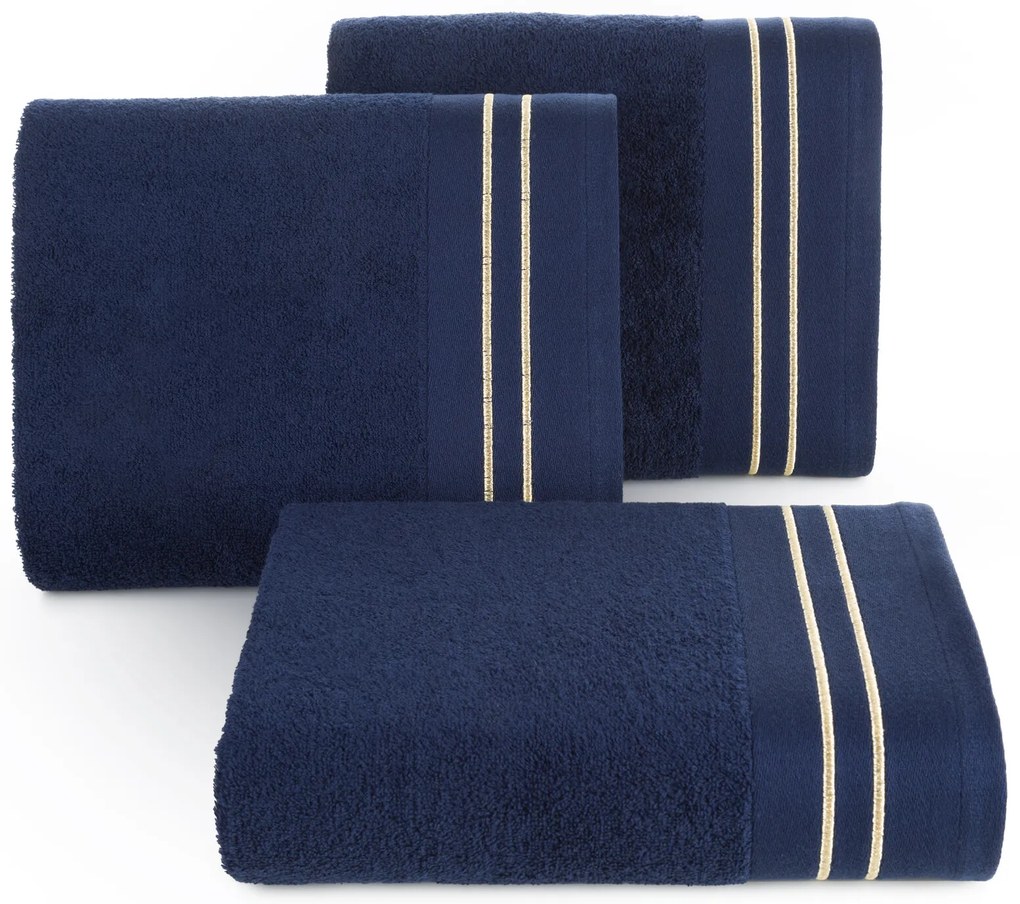 FROTÉ UTERÁK OLIVIA 50X90 CM TMAVOMODRÁ