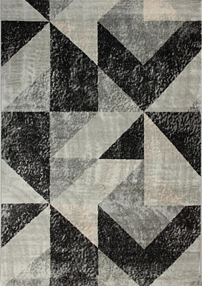 Kusový koberec PP Dina šedý, Velikosti 70x140cm
