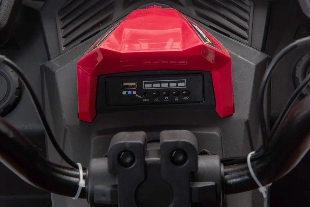 LEAN CARS Elektrická štvorkolka pre deti JC333 červená