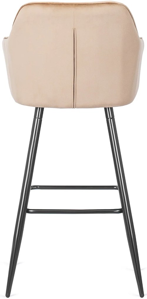 PROXIMA.store - Čalúnené barové kreslo SALEM FARBA: sivá